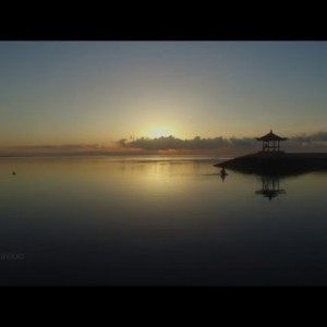 Sunrise at  Sanur Beach Bali
