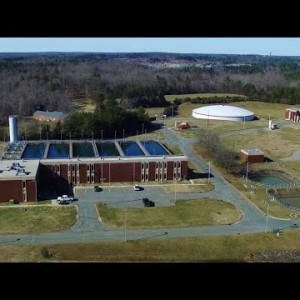 Aerial Views of the JD Mackintosh Water Treatment Plant - Burlington, NC - YouTube