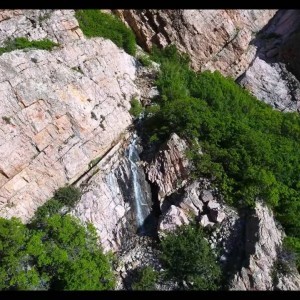 Willard Canyon Waterfalls by Phantom 4 Drone - YouTube