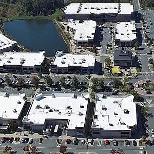 Aerial View of Alamance Crossing & University Commons Shopping Centers - Burlington, NC