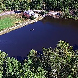 Aerial View of Wilcox Lake & Lee Park - Petersburg, Va.