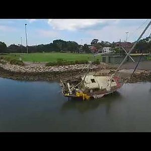 It's a dilapidated boat! - YouTube