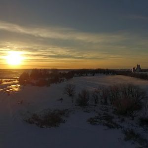 Frozen Sunset, Patterson Lake, Dickinson, ND, USA [P3A]