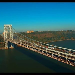 [UNBELIEVABLE] Drone Footage of GWB in NYC {Pt 1 of 2} {HOW'S THIS POSSIBLE??)