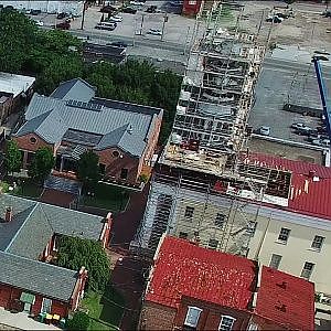 Aerial Tour of Downtown - Petersburg, Va