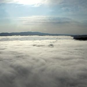 Morning fogs over the landscape on Vimeo