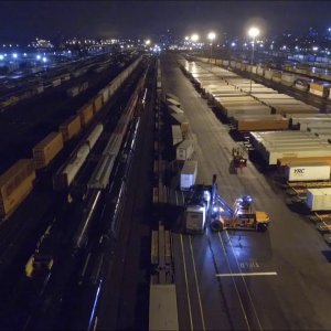 Ships and trains (While you slept) Phantom takes a spin through the docks at night