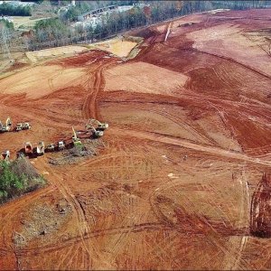 Aerial View of Collins Ridge Development - Hillsborough, NC