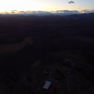 Goodview Sunset drone footage