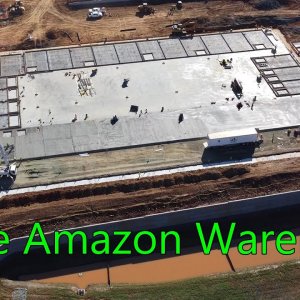 Future Amazon Warehouse Site - Progressing Nicely - Whitsett, NC