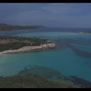 2021 Plage Spiaggia Lo Sperone Beach, Corsica, 4K Phantom aerial view best Mediterranean Beaches