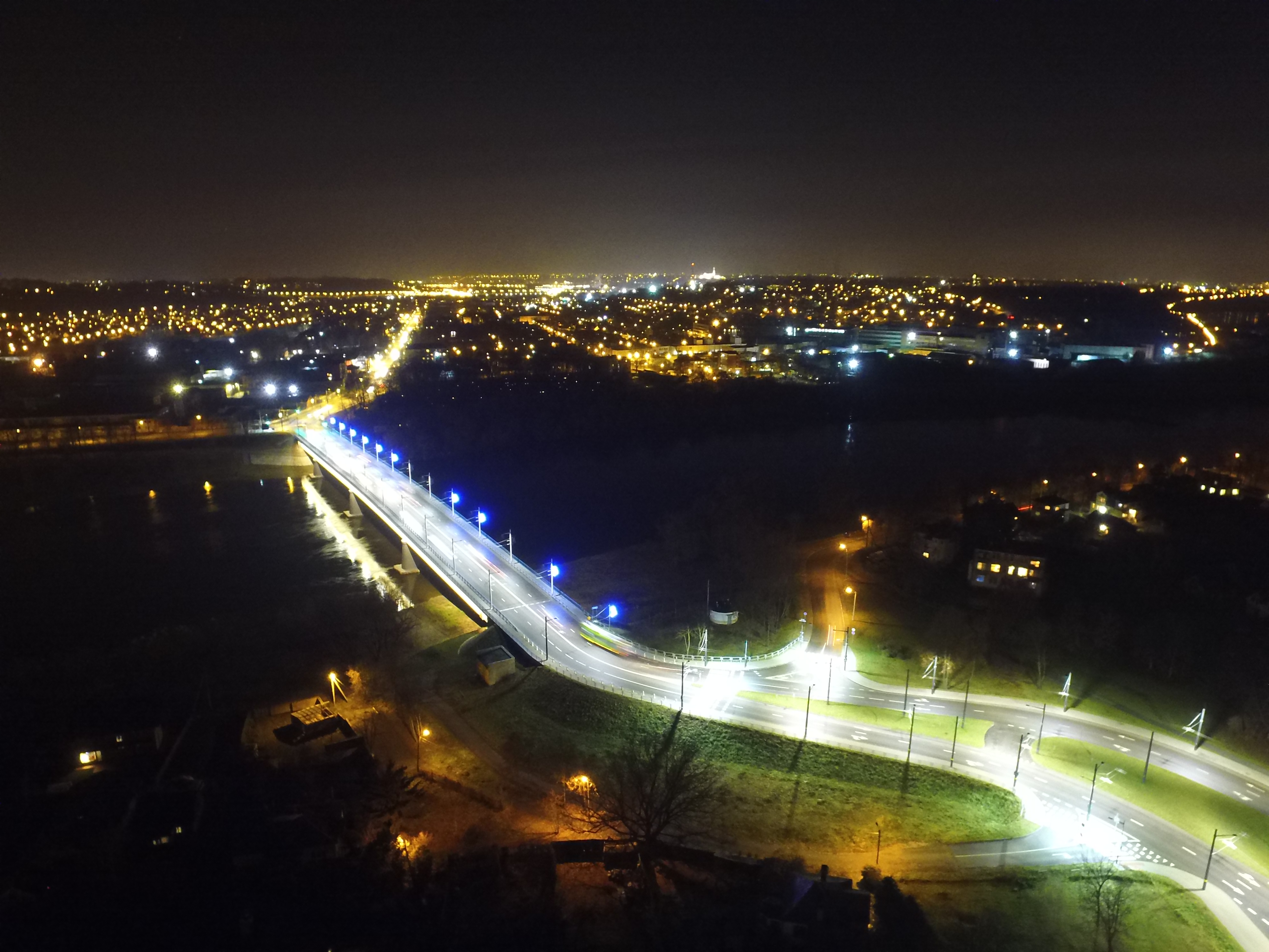 Kaunas at night